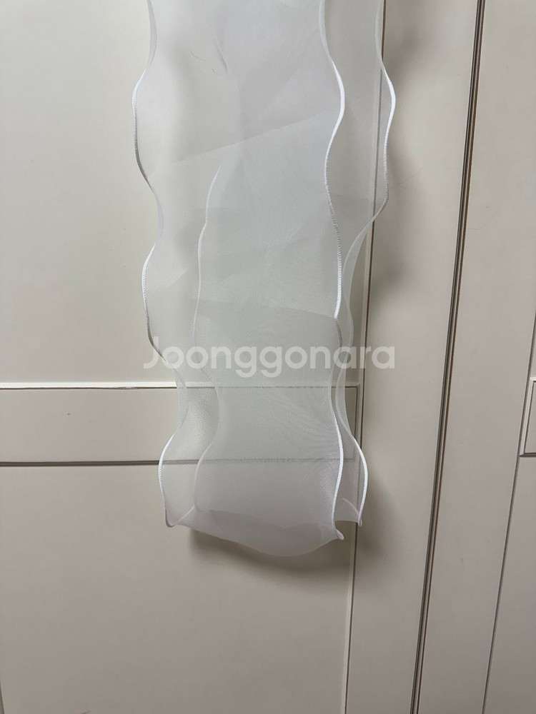 가니송 오간자 리본 베일 판매(10분 착용)--2