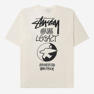 스투시 x 아워레가시 티셔츠 (내츄럴) L사이즈