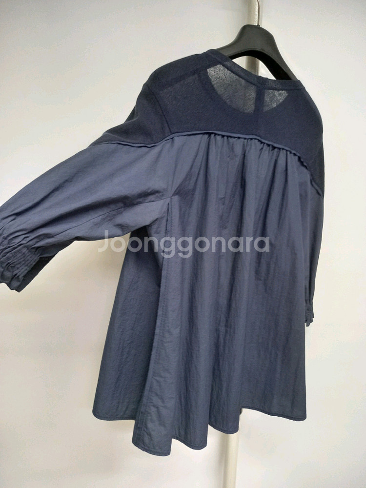 마인 MINE 춘하추 사그락 레이온 니트 블라우스 44--5