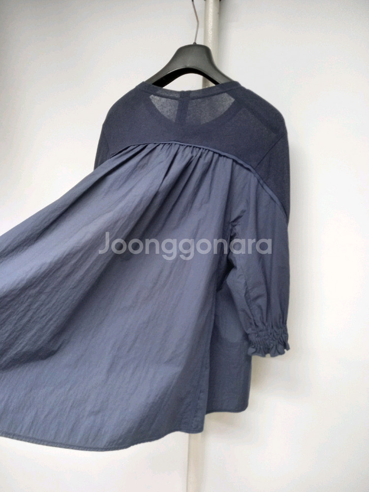 마인 MINE 춘하추 사그락 레이온 니트 블라우스 44--6