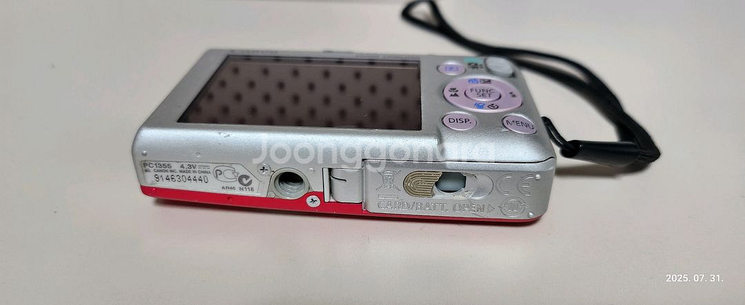 CANON IXUS 95 IS 빈티지 디지털카메라--4