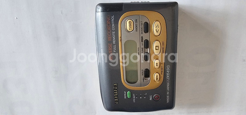 AIWA HS-JX649G 워크맨 작동품--2