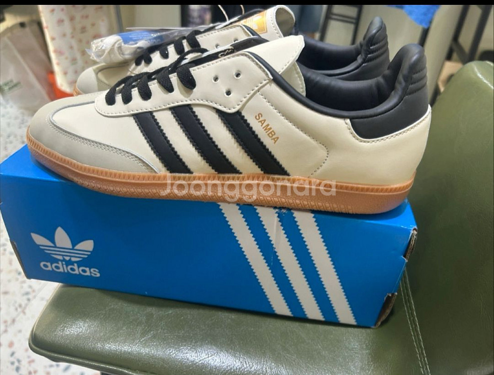 아디다스 삼바 크림 화이트 280--0