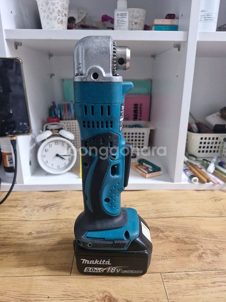 마끼다충전코너드릴 DDA350 최상급.배터리포함 직각드--5