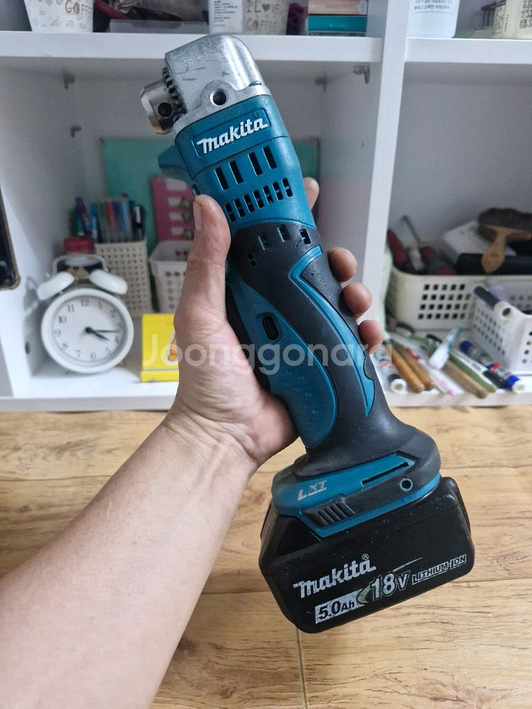 마끼다충전코너드릴 DDA350 최상급.배터리포함 직각드--8