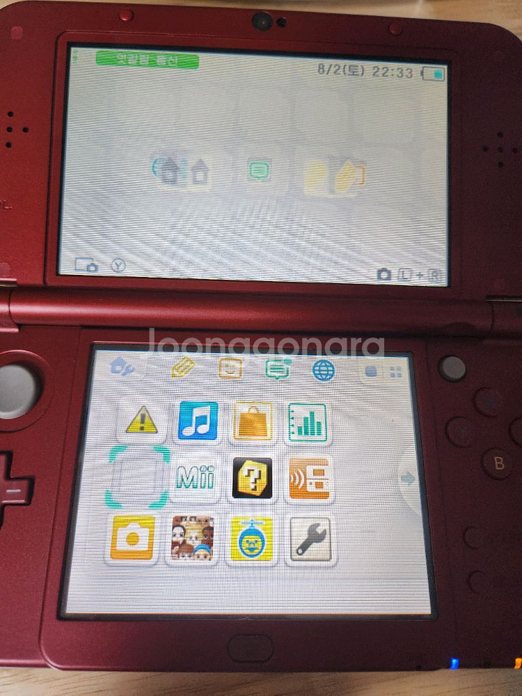 뉴 닌텐도 new 3DS XL 메탈릭 레드--4