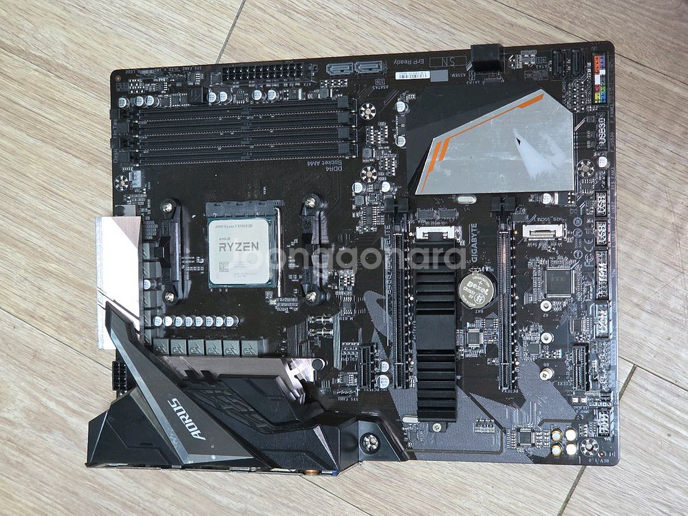 라이젠 5700x3d 기가바이트 b450 어로스엘리트--1