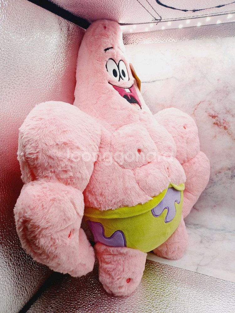 스펀지밥 뚱이 머슬ver. 대형인형 45cm--3