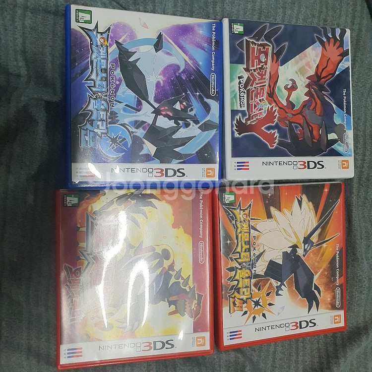 닌텐도 3ds 포켓몬칩(울썬,울문,사파이어,y)--0