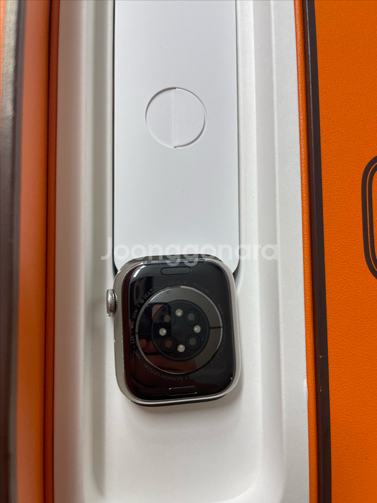 애플워치7에르메스 41mm 실버 SSS급--1
