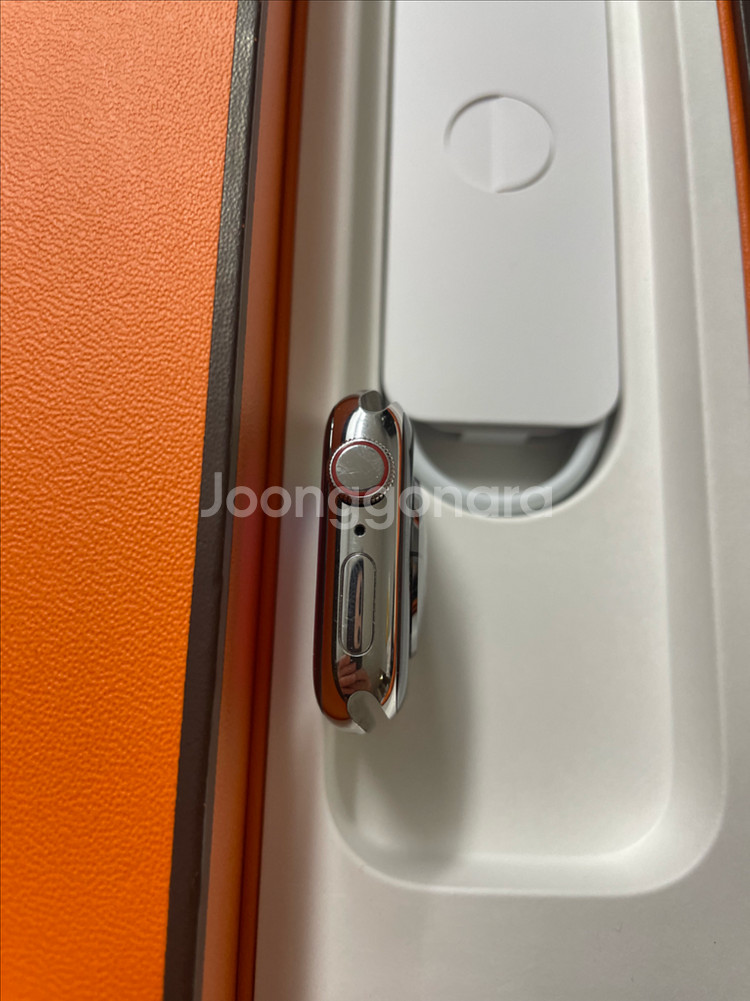 애플워치7에르메스 41mm 실버 SSS급--3