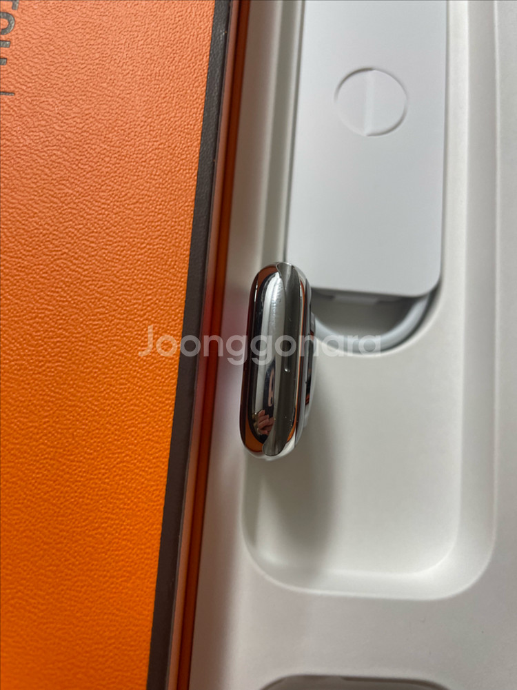애플워치7에르메스 41mm 실버 SSS급--4