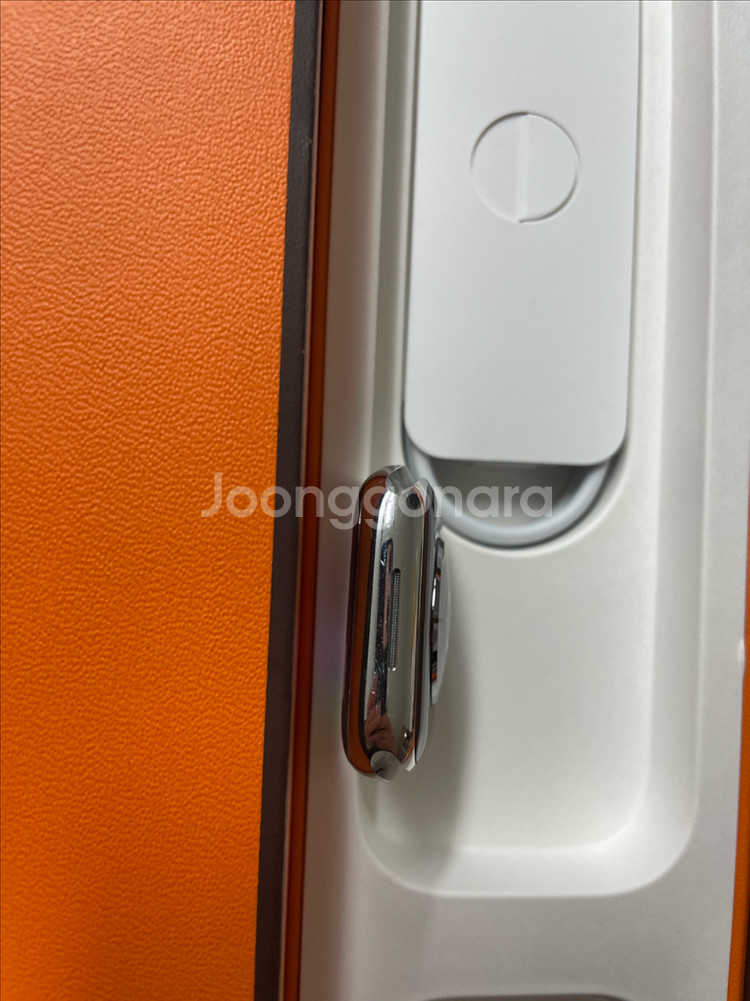 애플워치7에르메스 41mm 실버 SSS급--5