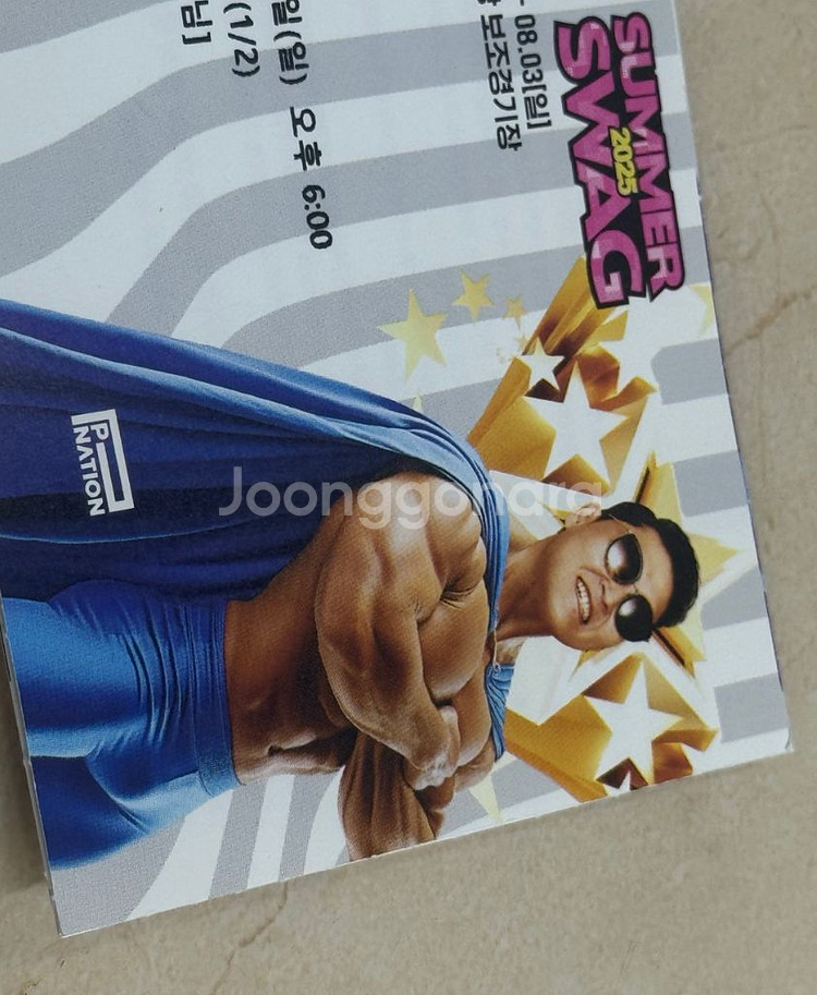 싸이흠뻑쇼 수원 일요일 지정석 2개--0