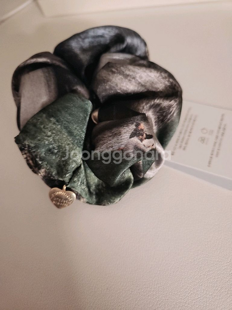 감성풍경 새틴원단 스크런치 곱창끈 머리끈 팔찌--2