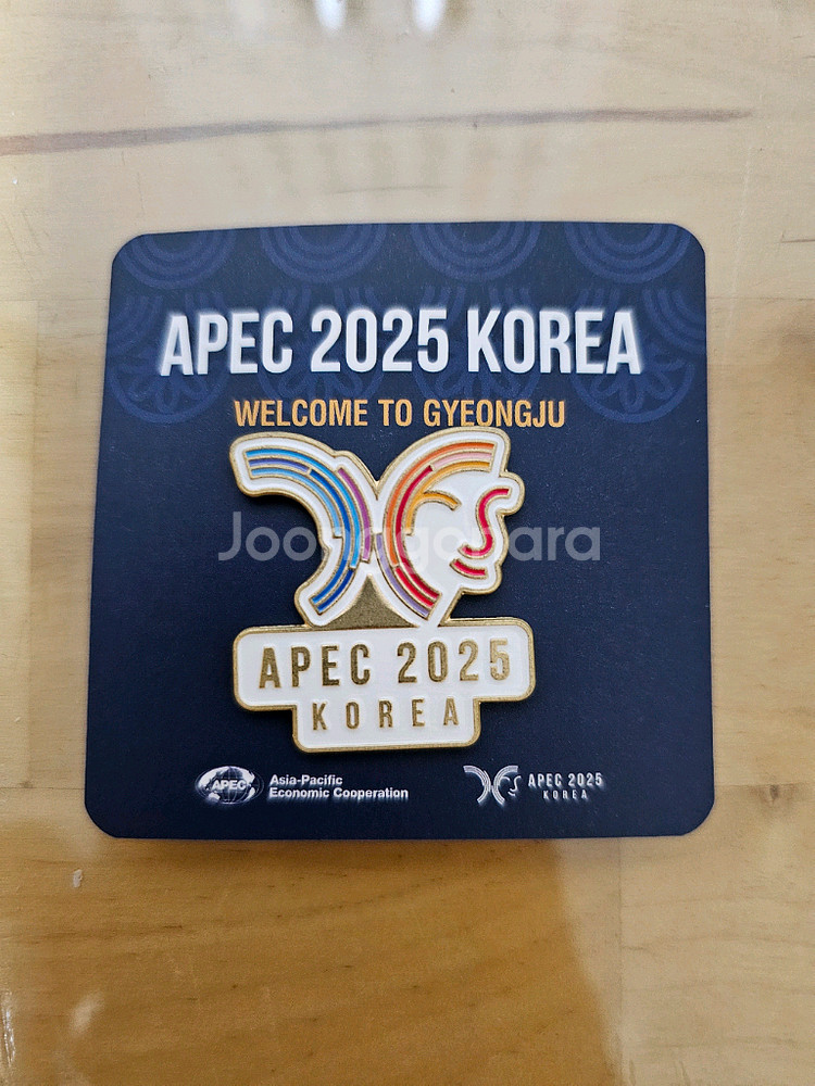 경주 2025 APEC 정상회담 기념 뱃지--1