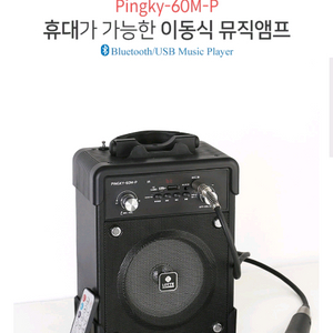 롯데 Pingky-60M-P 휴대용 블루투스 앰프