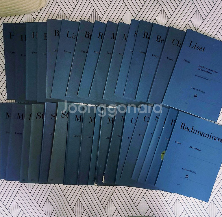 [헨레] 원전판 피아노 악보 40권--0