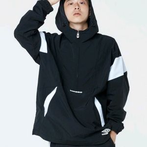 엄브로 컬러블록 아노락 자켓