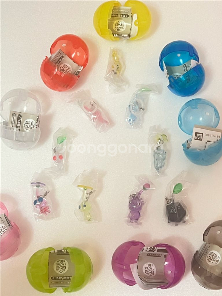 피크민 메지루시 가챠 컴플리트 9종--1