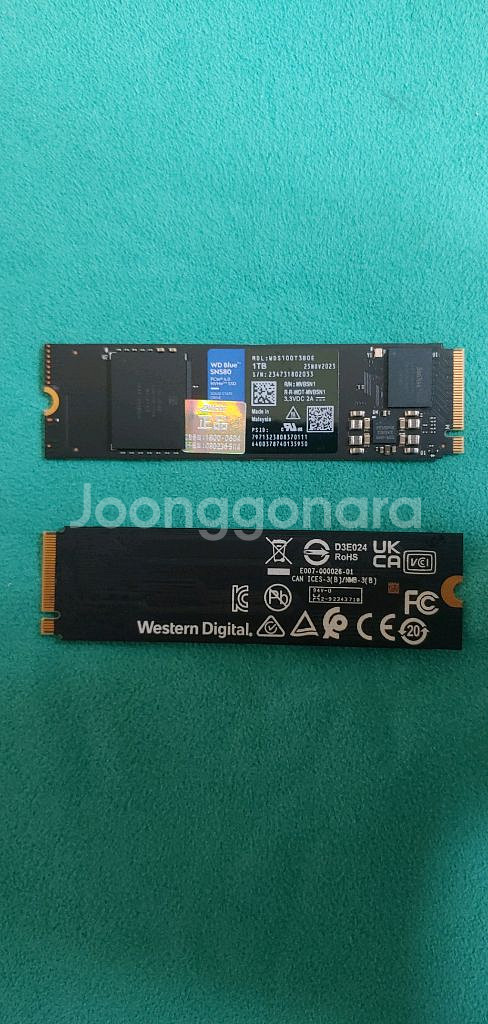 WD SN580 1TB SSD (대원CTS 보증남음)--0