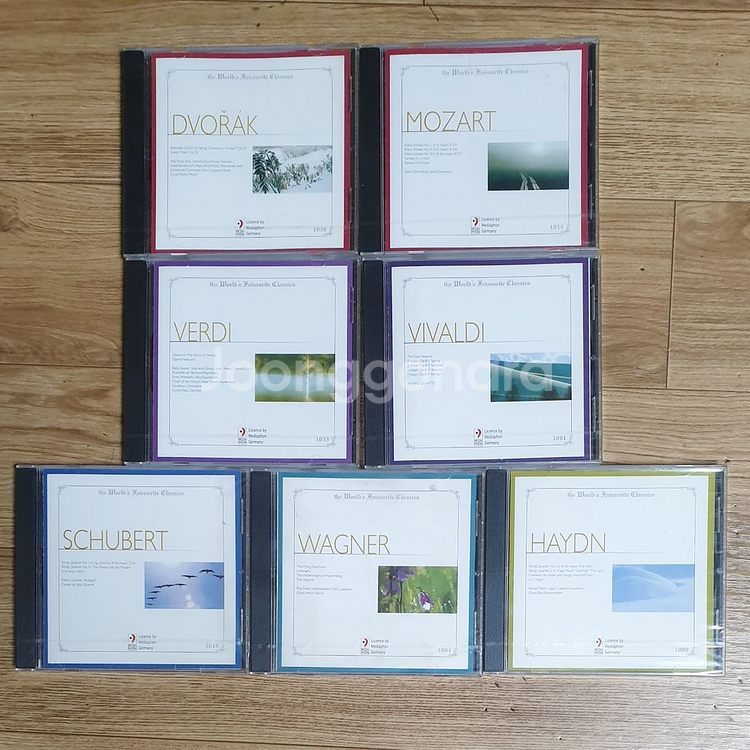 새제품 클래식 음악 CD 7장 / 드보르작, 모차르트,--0