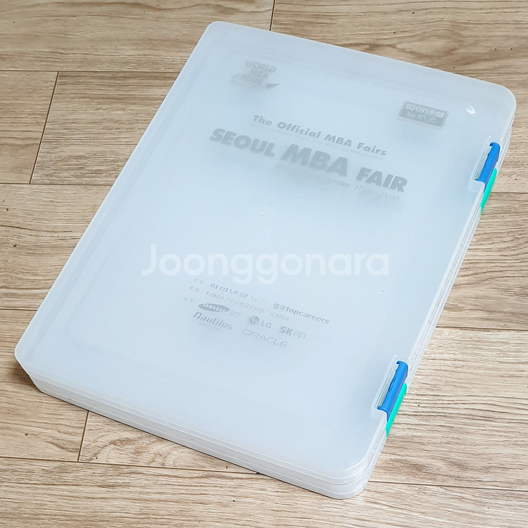 A4 지퍼형 파일 케이스 클리어 화일 / 10개--6
