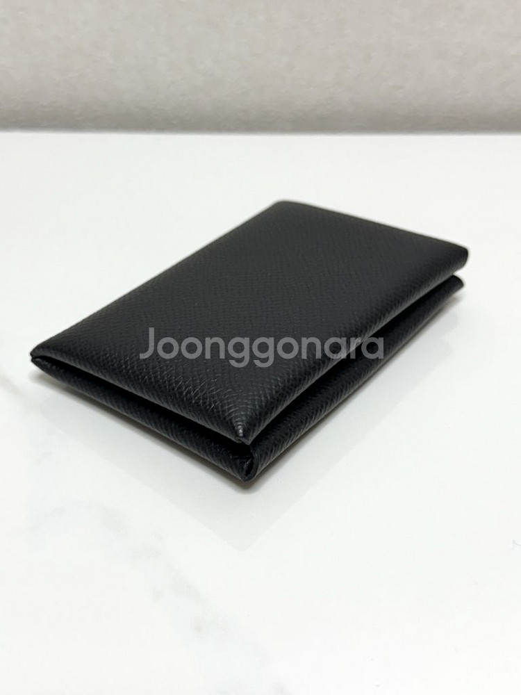 (공홈/새상품급)에르메스 칼비 앱송 팔라듐 카드지갑--5
