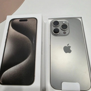 아이폰 15pro 내추럴 티타늄 128GB