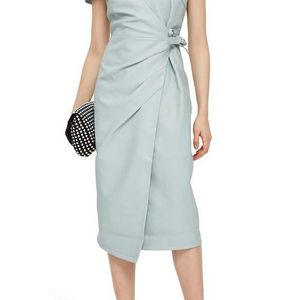 topshop 탑샵 미디원피스, 가죽원피스