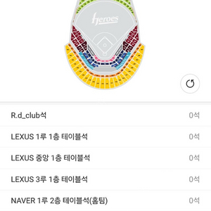 키움 롯데 3루 2연석 구합니다