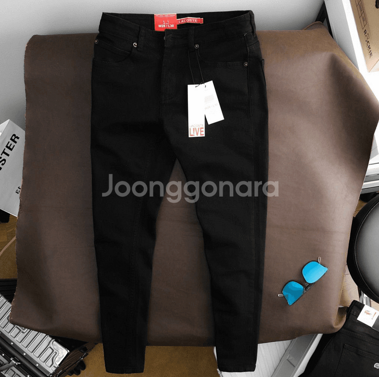 라코스테 라이브 블랙 청바지 CX010[새상품]해외--1