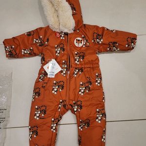 베베드피노 오렌지 스키복 방한복 100