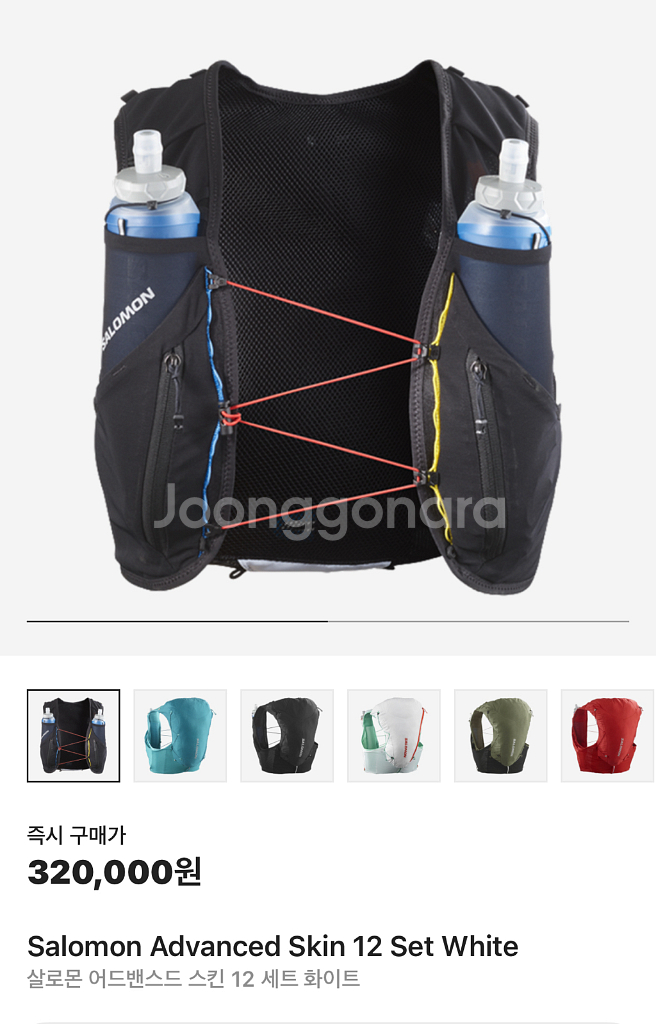 [XL] 살로몬 러닝조끼 어드밴스드 스킨 12 세트--0