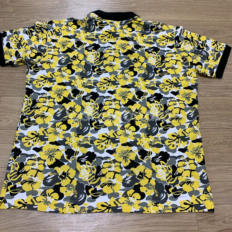 M) Bape 올드 베이프 히비스커스 카모 카라티--1