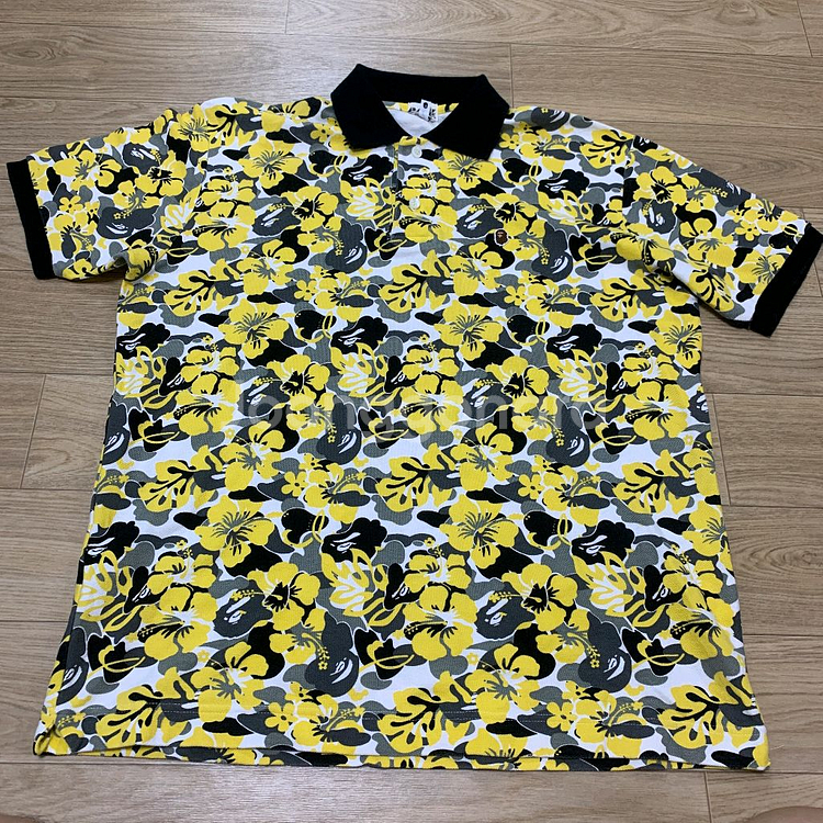 M) Bape 올드 베이프 히비스커스 카모 카라티--0