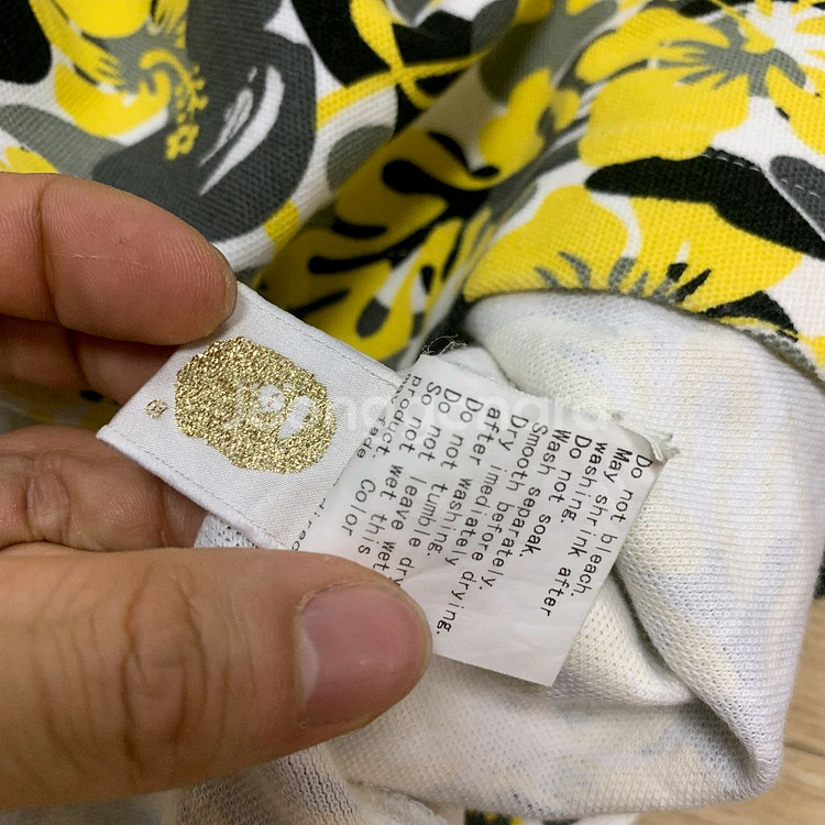 M) Bape 올드 베이프 히비스커스 카모 카라티--4