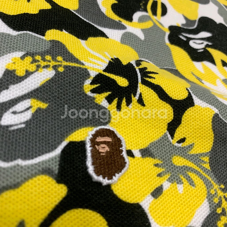 M) Bape 올드 베이프 히비스커스 카모 카라티--6