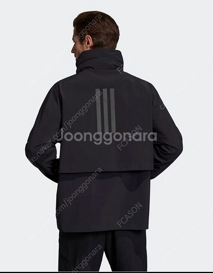 [M]아디다스 마이쉘터자켓 바람막이 레인자켓 블랙 초판--3
