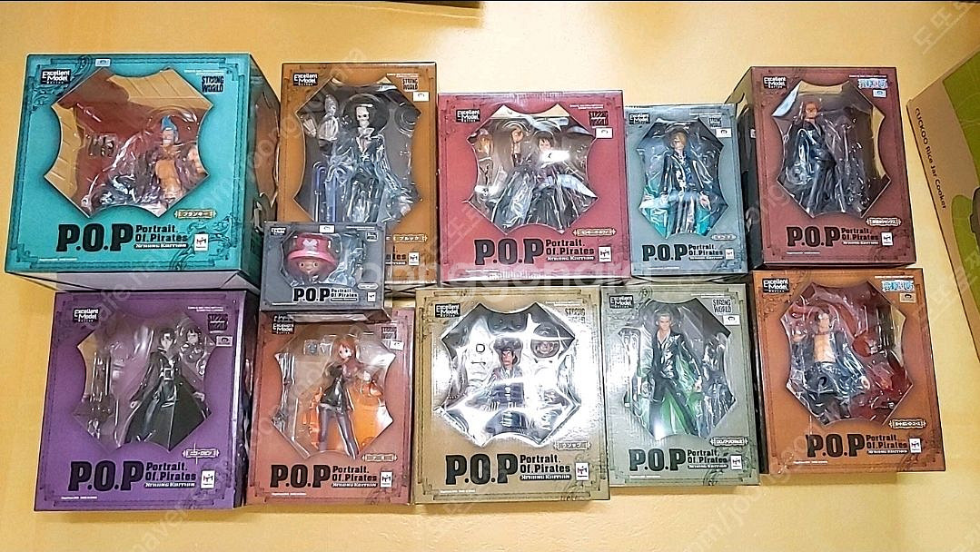 원피스 피규어 POP 스트롱월드 수트 버전 루피해적단--0