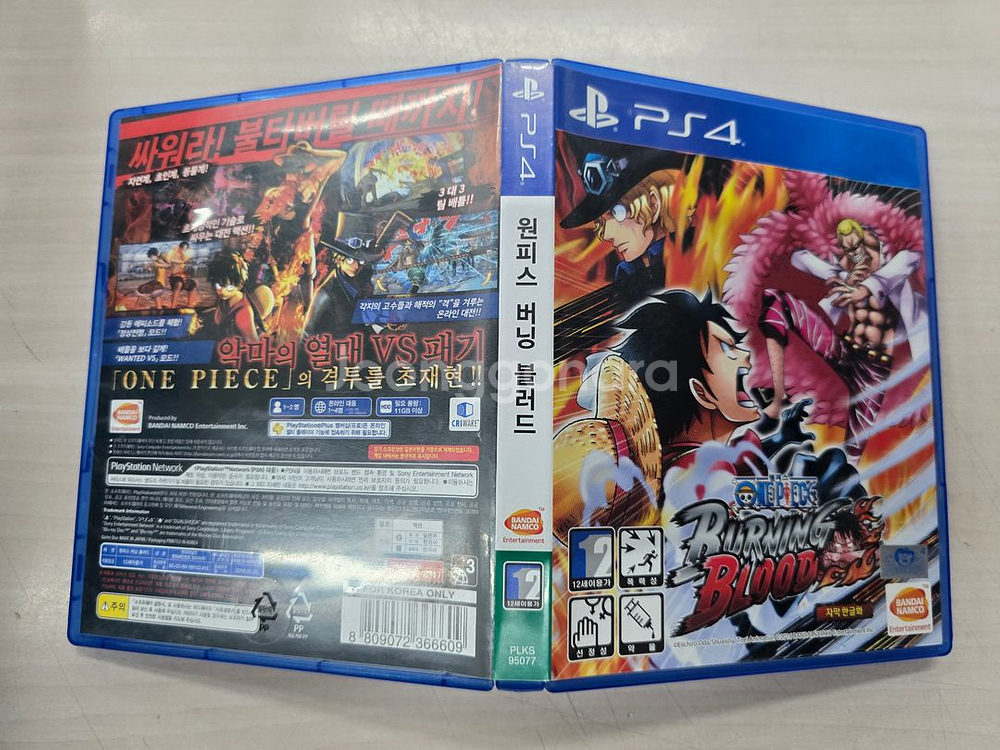 # 플스4(PS4) 원피스 버닝 블러드 판매합니다.--4