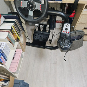G27 레이싱휠+싸울아비 거치대+PS3