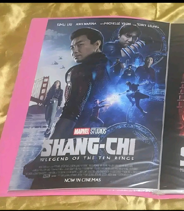 블랙위도우 샹치 포스터 이미지