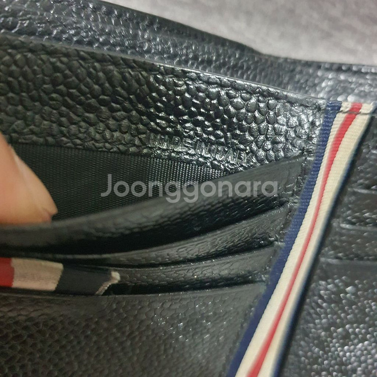 정품 톰 브라운 바이폴드 남성 반지갑--9