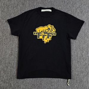 오프화이트 17SS Horror 그래픽 반팔 티셔츠