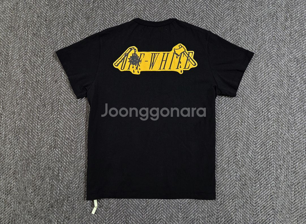 오프화이트 17SS Horror 그래픽 반팔 티셔츠--1