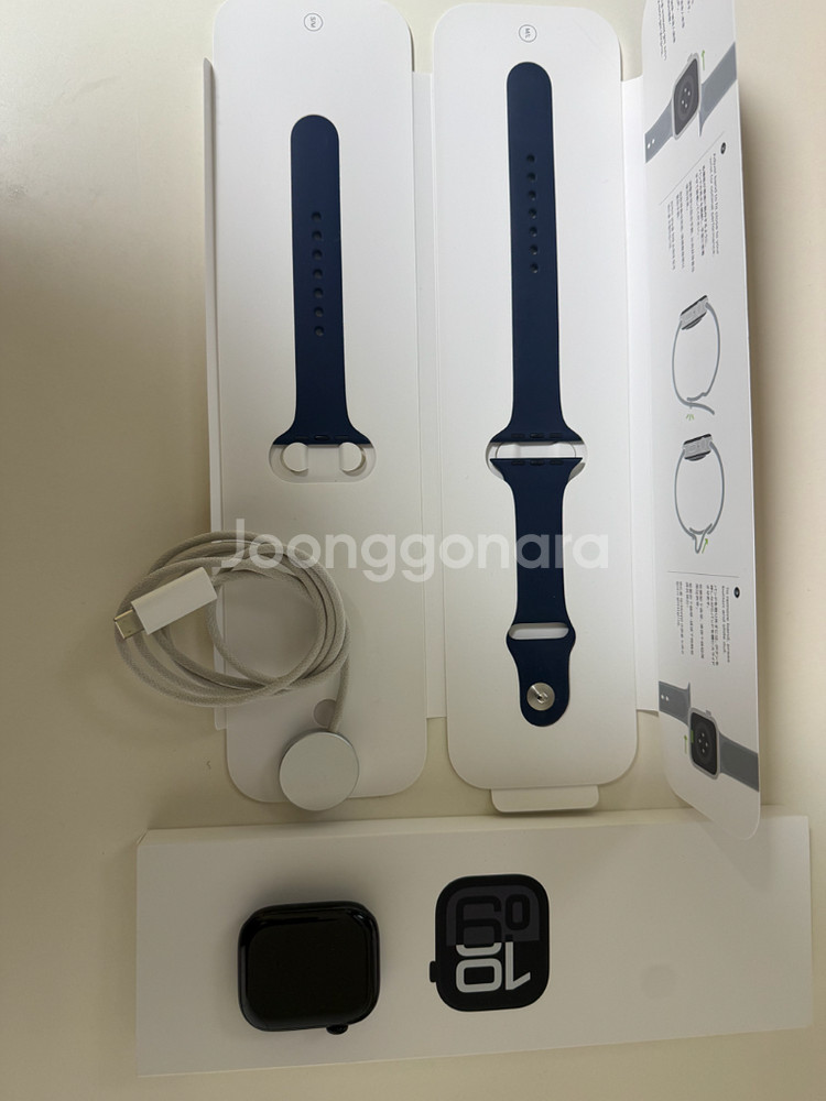 애플워치10 46mm 제트블랙 gps--0