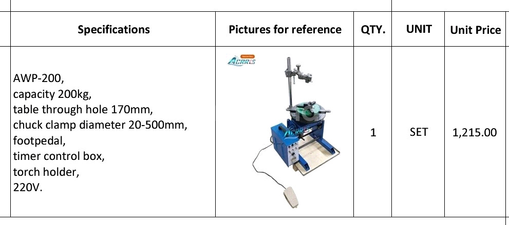 용접포지셔너. 용접포지셔너--3