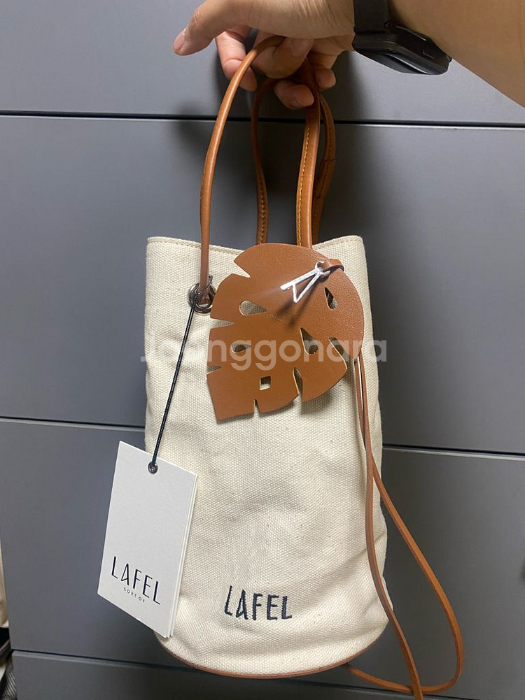 라펠 캔버스 버킷백 가방 새상품--0