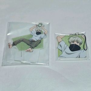 주술회전 모닝루틴 세가쿠지 토게 아크릴, 키링 팔아요.